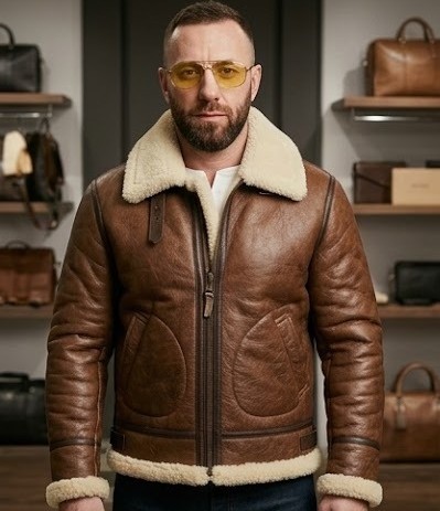 The Brown Leather Jacket